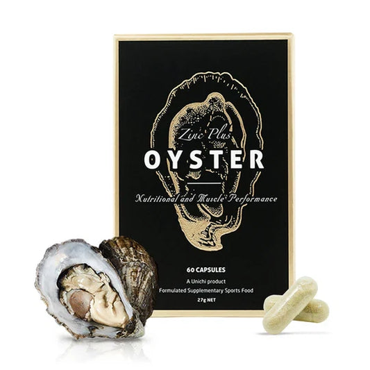 Unichi Zinc Plus Oyster 60 Capsules product packaging