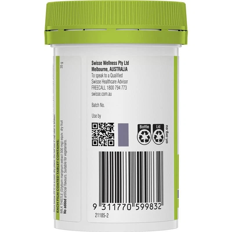 Swisse Ultiboost High Strength Milk Thistle 35000mg 60 Tablets