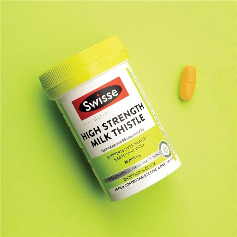 Swisse Ultiboost High Strength Milk Thistle 35000mg 60 Tablets