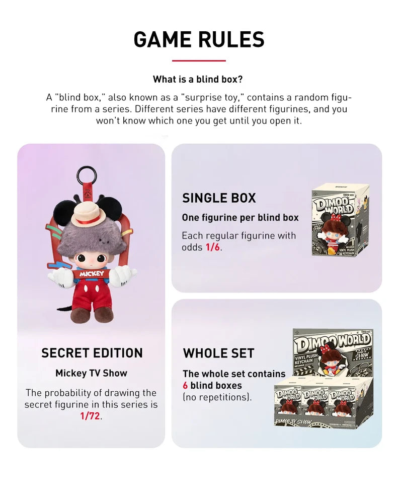 POP MART DIMOO WORLD × DISNEY Series blind box information