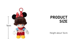 DIMOO WORLD × DISNEY Vinyl Plush Keychain product size guide