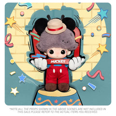 DIMOO WORLD × DISNEY vinyl plush keychain collectible