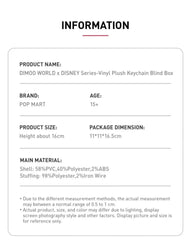 POP MART DIMOO WORLD × DISNEY Series product information