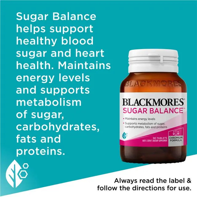 Blackmores Sugar Balance Chromium Formula Benefits
