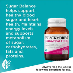 Blackmores Sugar Balance Chromium Formula Benefits